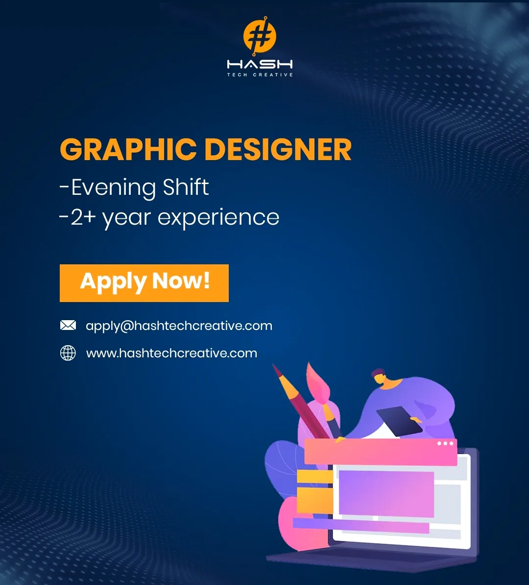 Advertisement for Graphic Designer Jobs