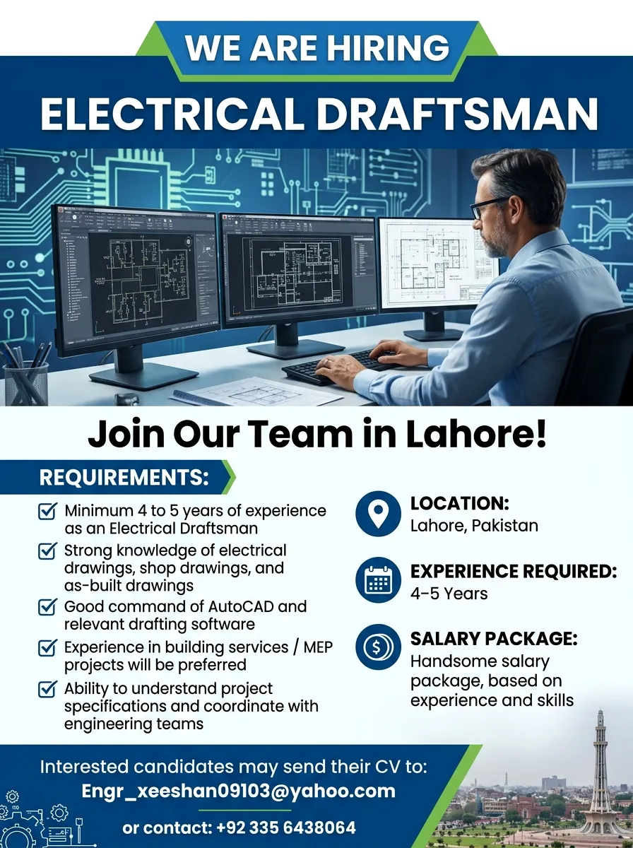 AutoCAD Electrical Draftsman Jobs