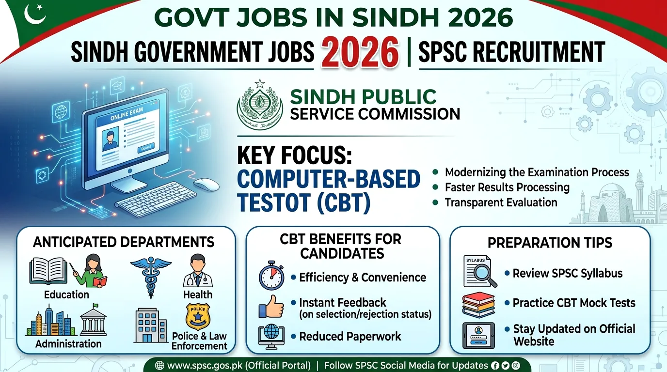 Govt Jobs in Sindh 2026
